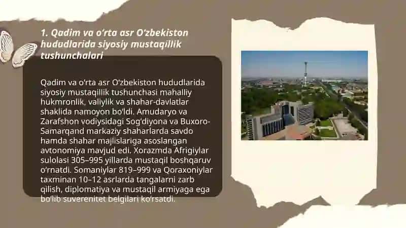 Oʻzbekistonda mustaqillik gʻoyalarining tarixiy asoslari 3