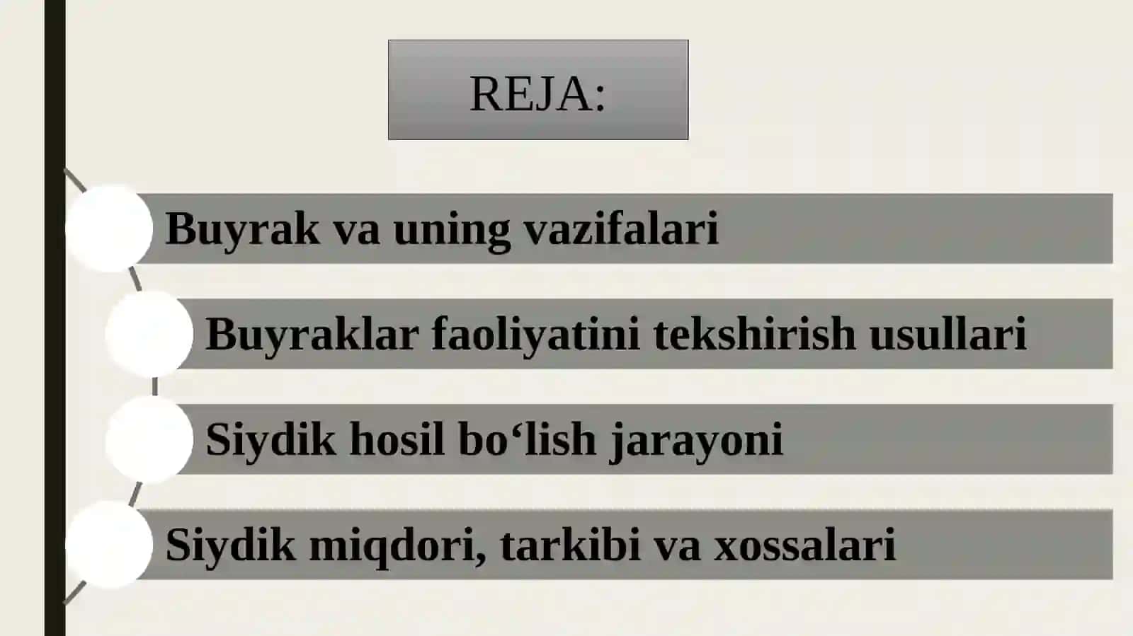 Ayiruv tizimining fiziologiyasi 3
