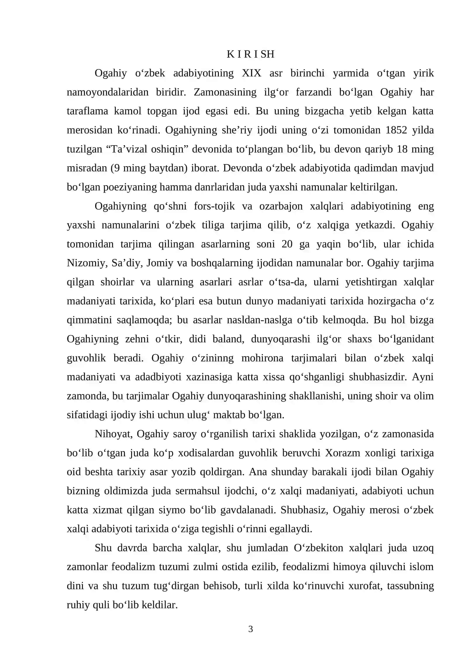 Ogahiyning lirik qahramon yaratish mahorati 3