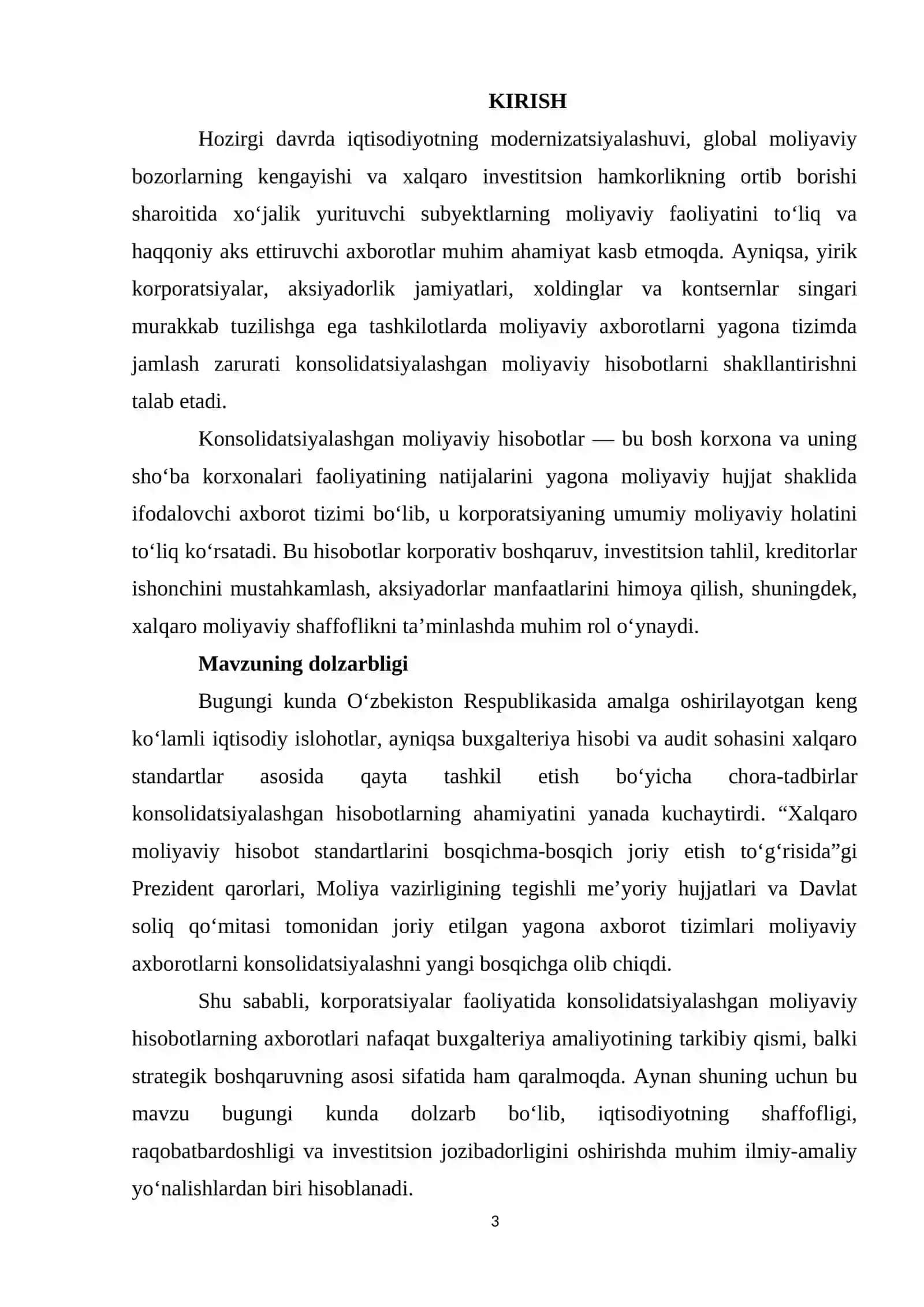 Konsolidatsiyalashgan moliyaviy hisobotlarning axborotlari 3