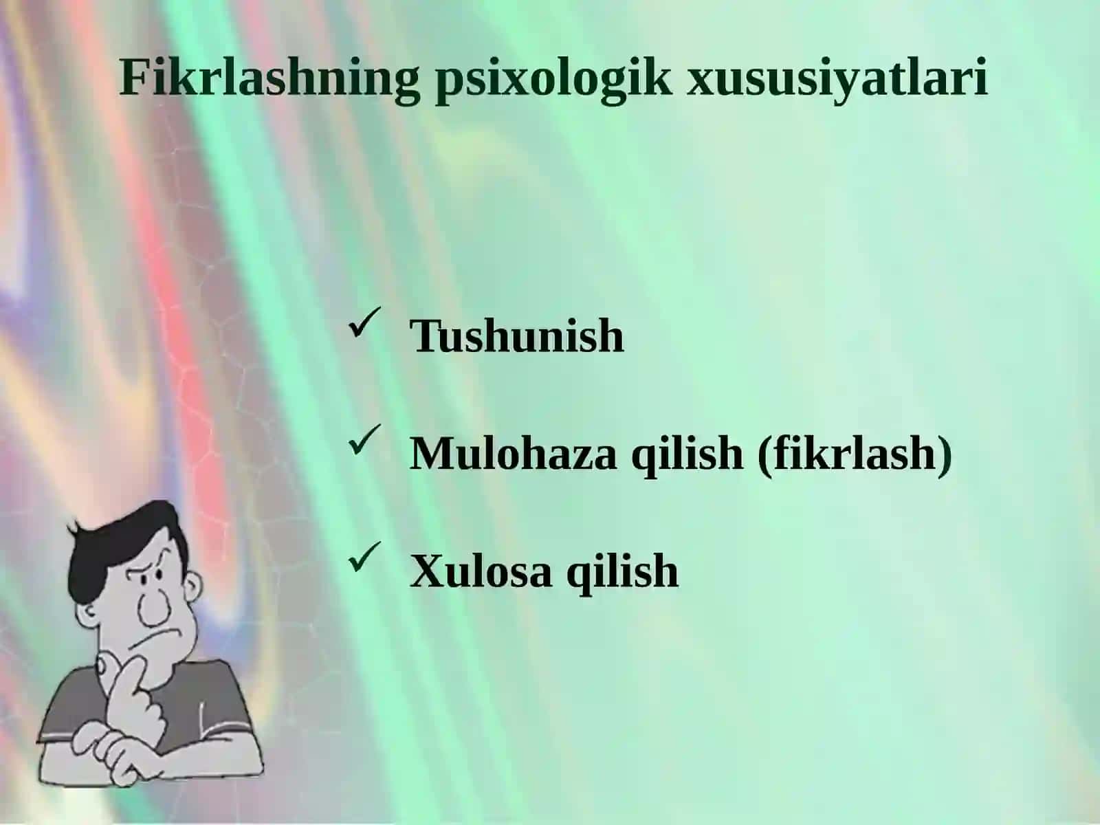 Fikrlash jarayonining bosqichlari 3