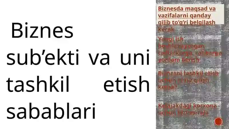 BIZNES SUB’YEKTI VA UNING STRUKTURASI 3