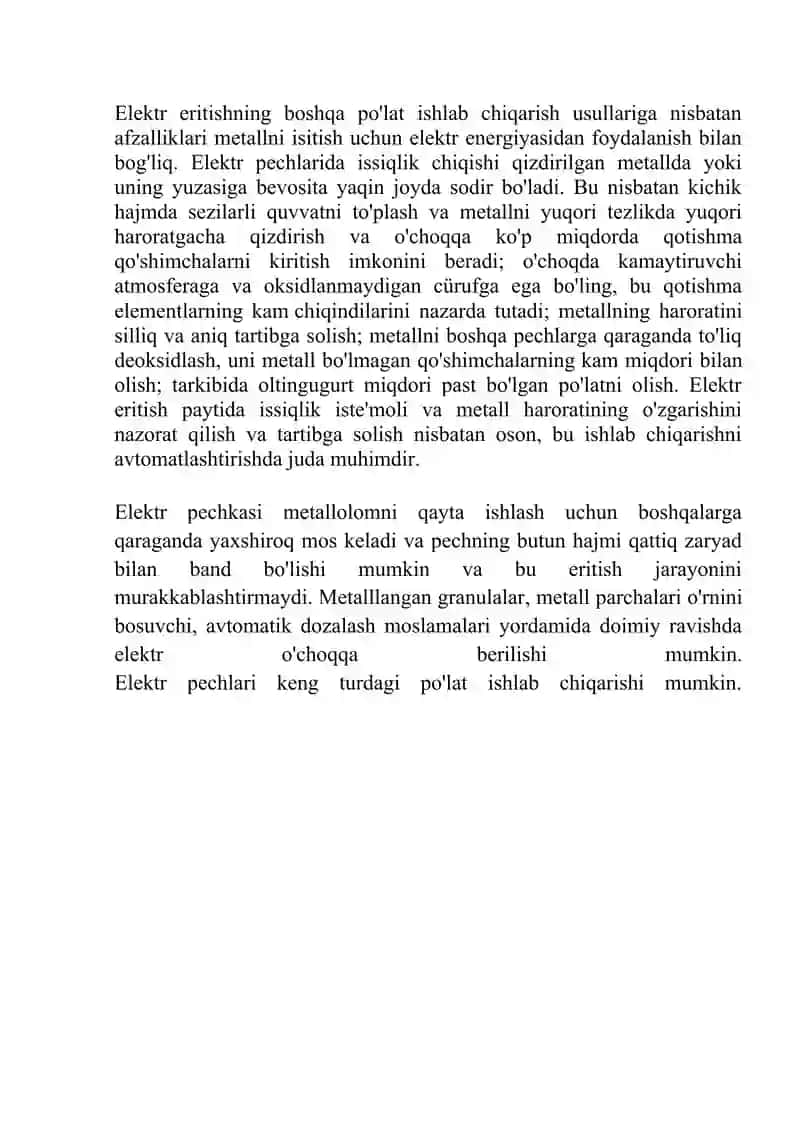elektr yoyli polat eritish pechi 3