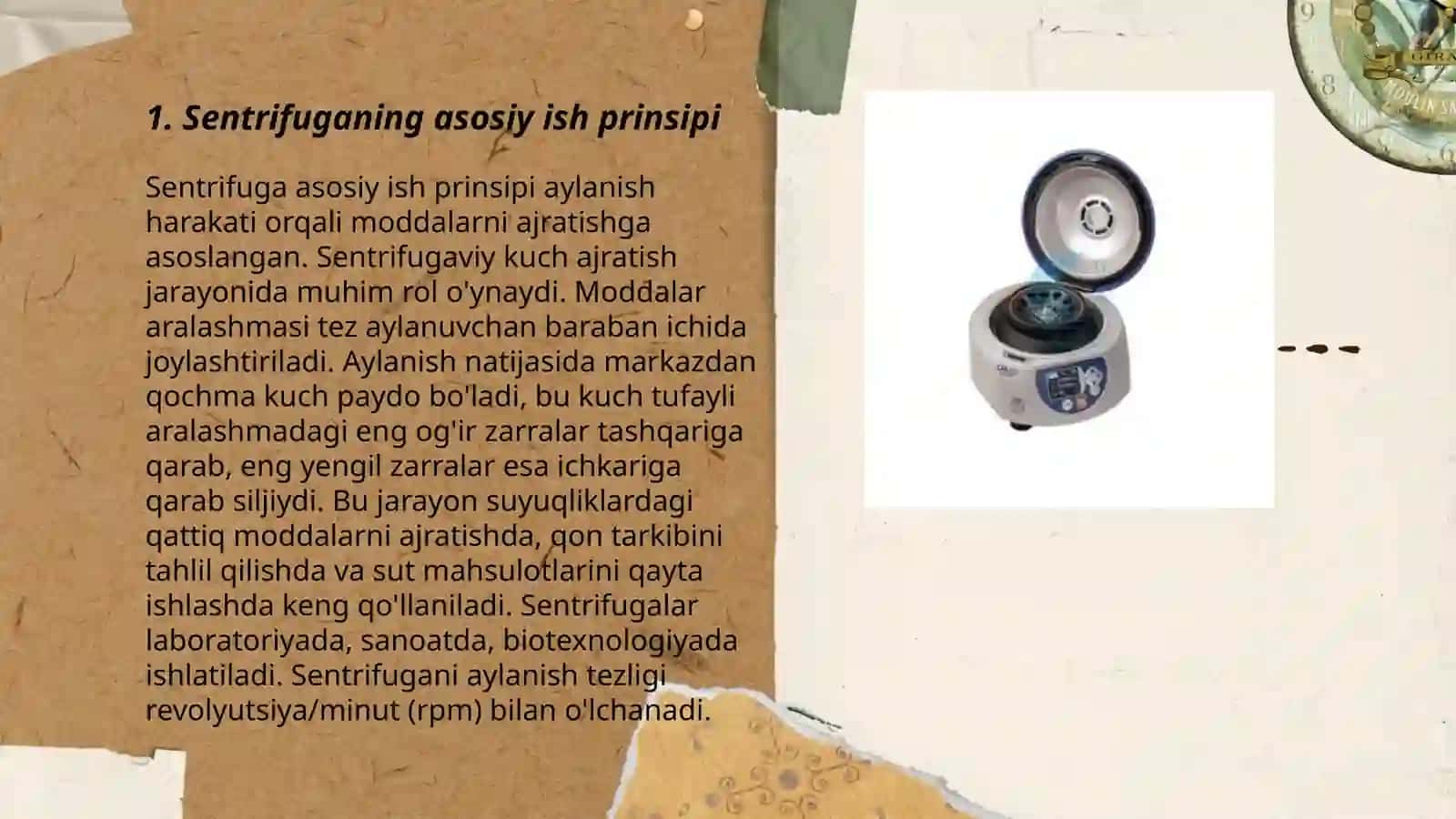 Sentrifuga uskunasining biotexnologiyadagi ahamiyati 3