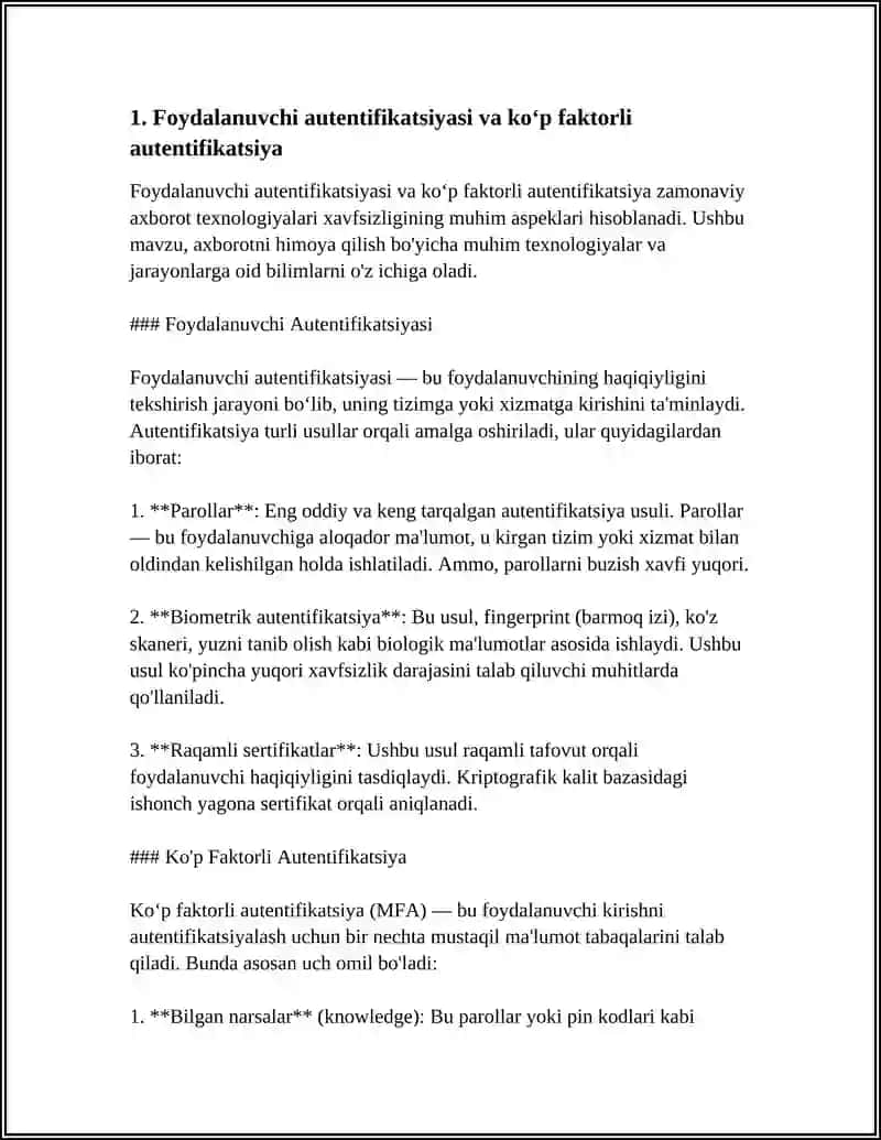 AXBOROT XAVFSIZLIGINI TAʼMINLASH USULLARI 3