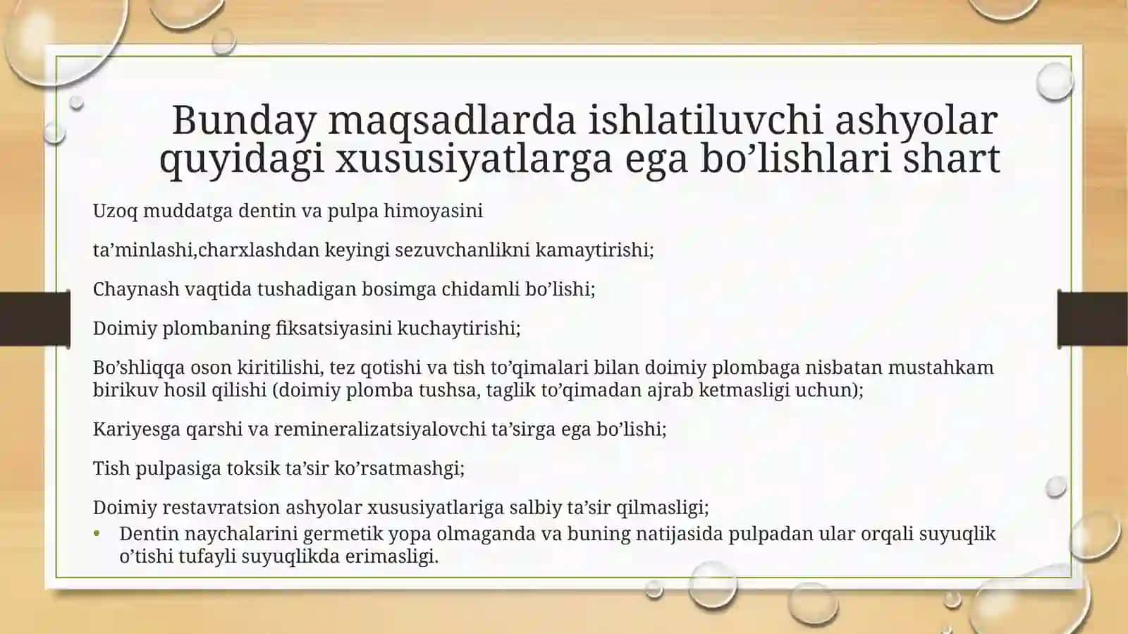 Ajratuvchi va davolovchi tagliklar 3