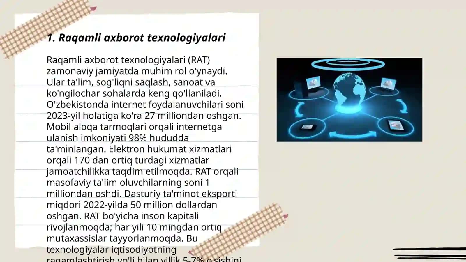 Raqamli axborot texnologiyalari 3