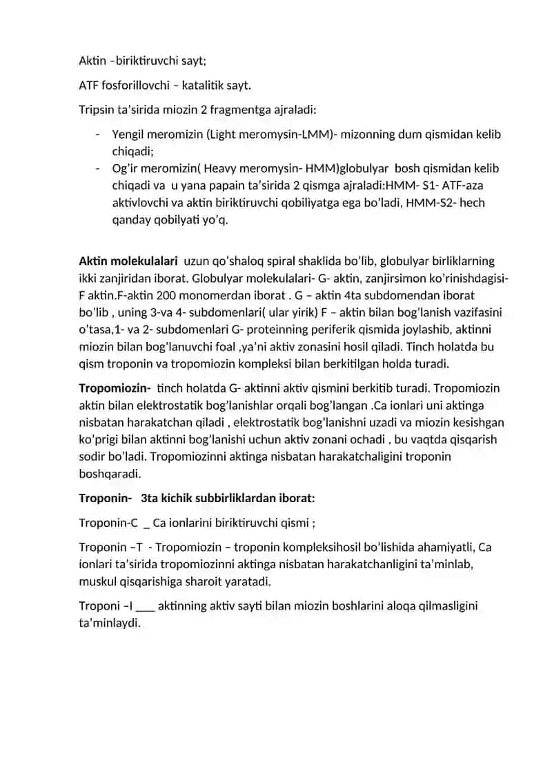 Mushak fiziologiyasi 3