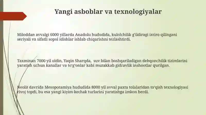 Neolit davri madaniyati 3