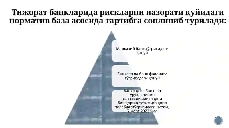 Банк рискларининг моҳияти ва турлари 3