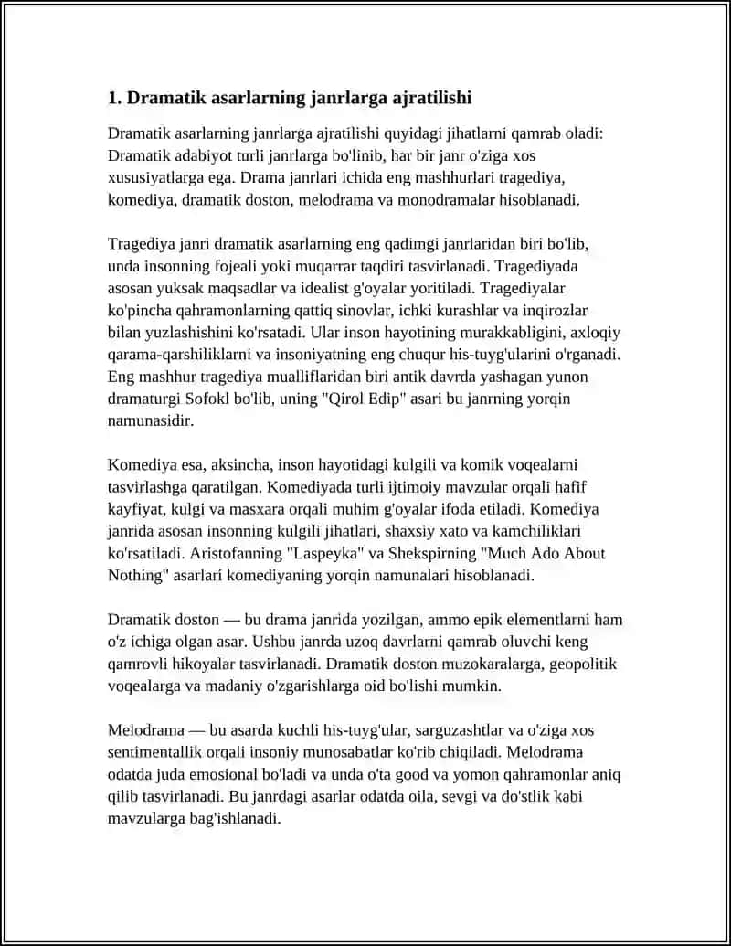 Dramatik asarlar 3
