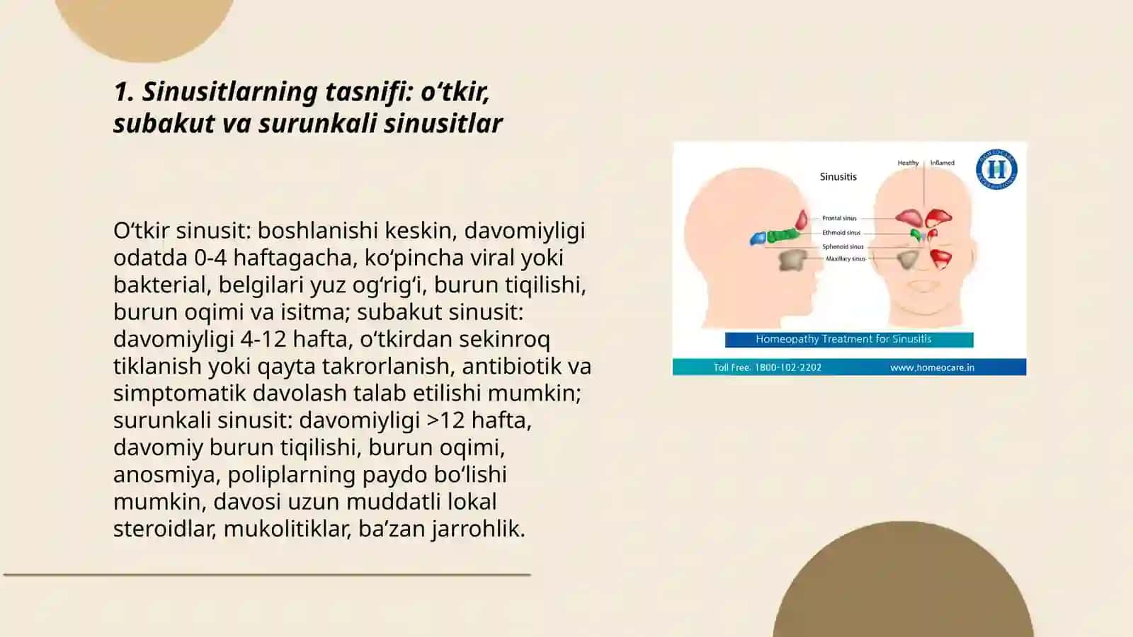 Sinusitning yallig'lanishi va davolash usullari 3