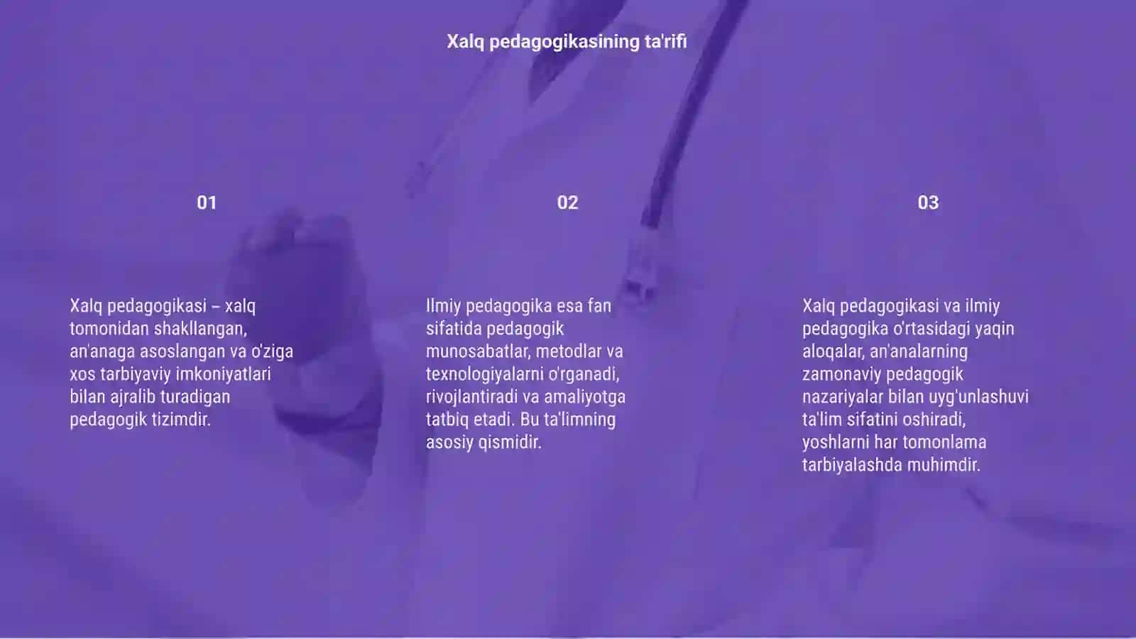 Xalq pedagogikasi - ilmiy pedagogikaning asosi 3