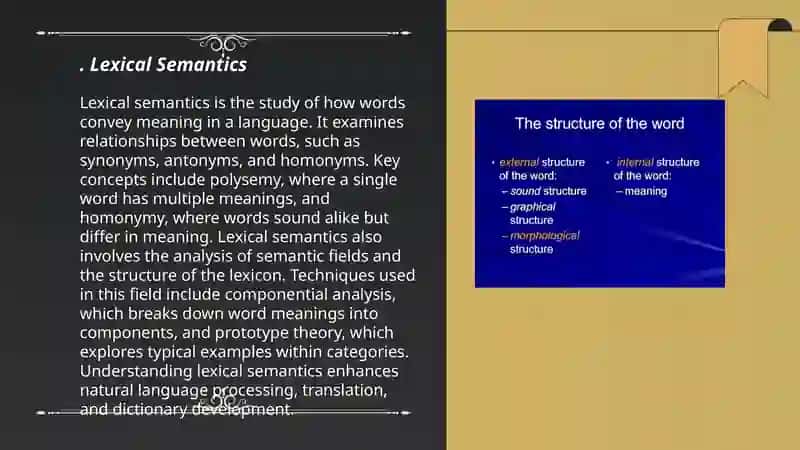 The structure of word meaning 3
