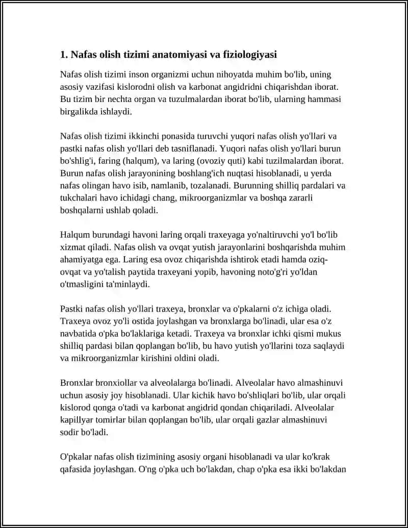 MEN TANLAGAN KASB: PULMONOLOGIYA 3