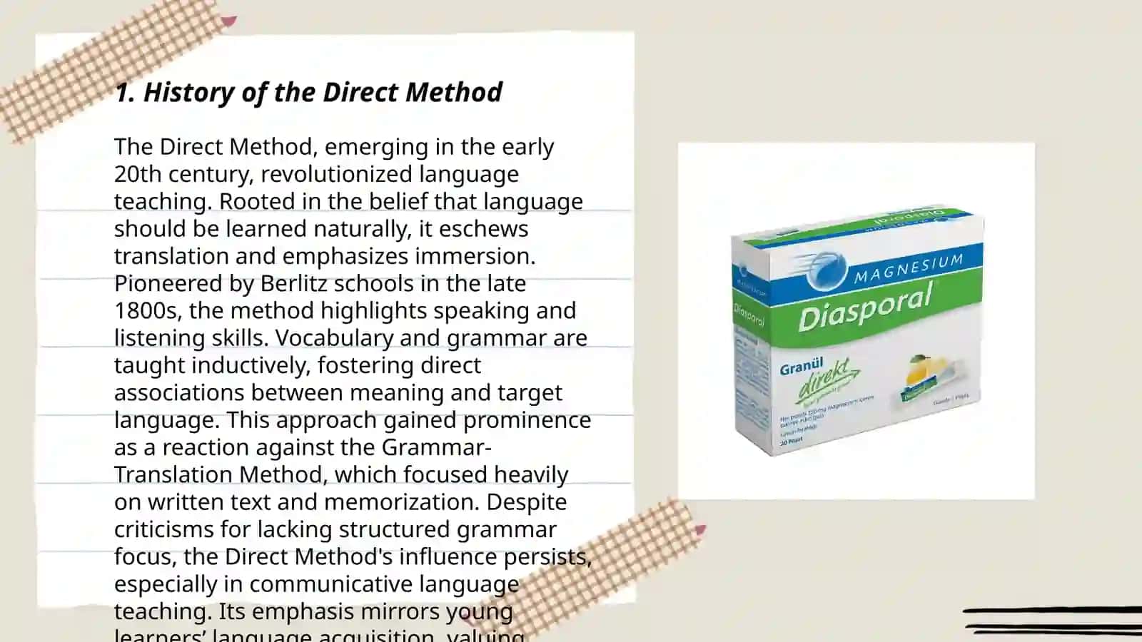 The direct method 3