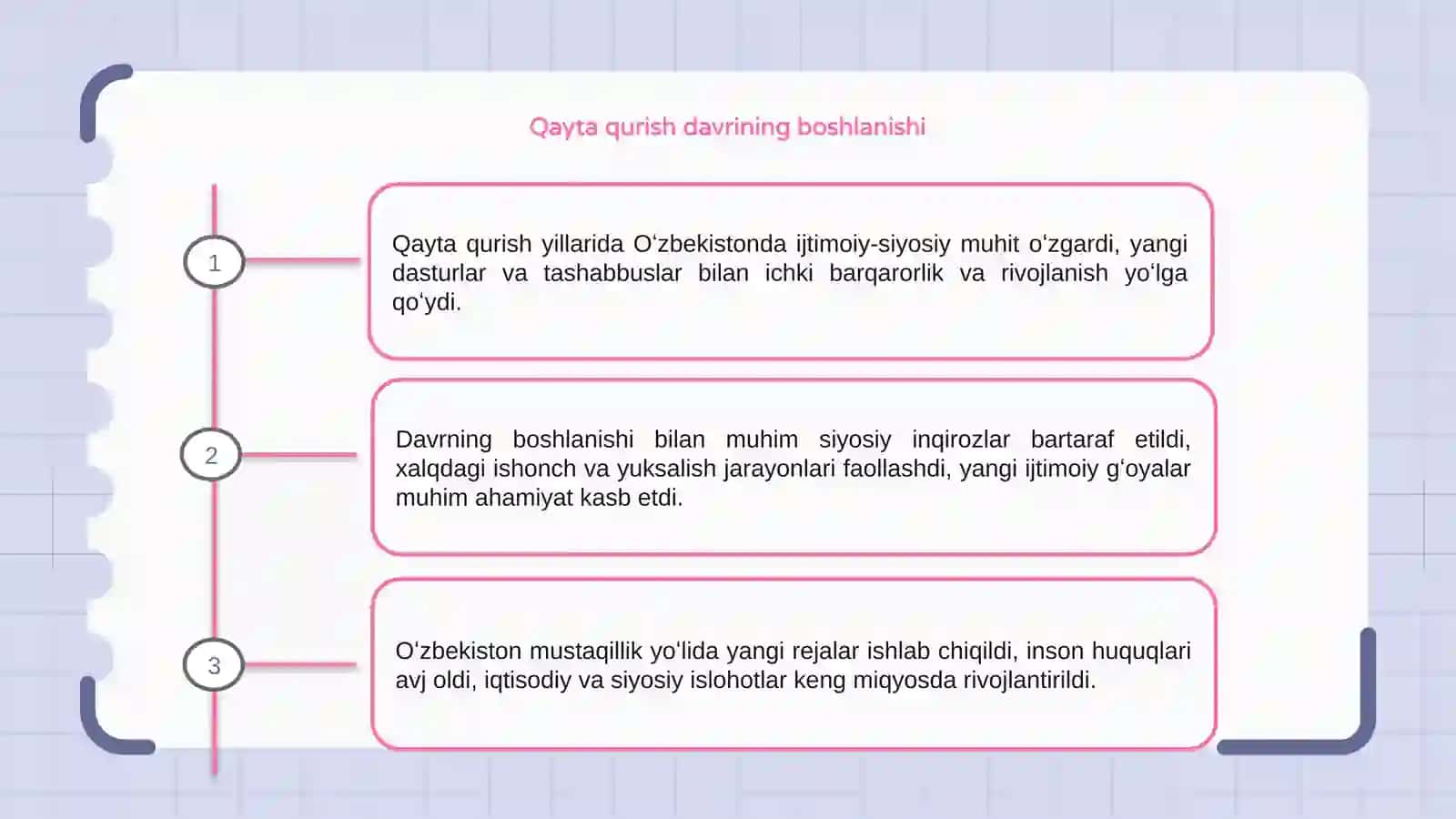 Qayta qurish yillarida Oʻzbekistonda ijtimoiy siyosiy vaziyat 3