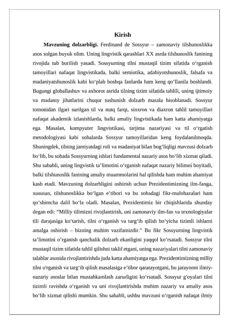 Sossyurning lingvistik ta'limoti 3