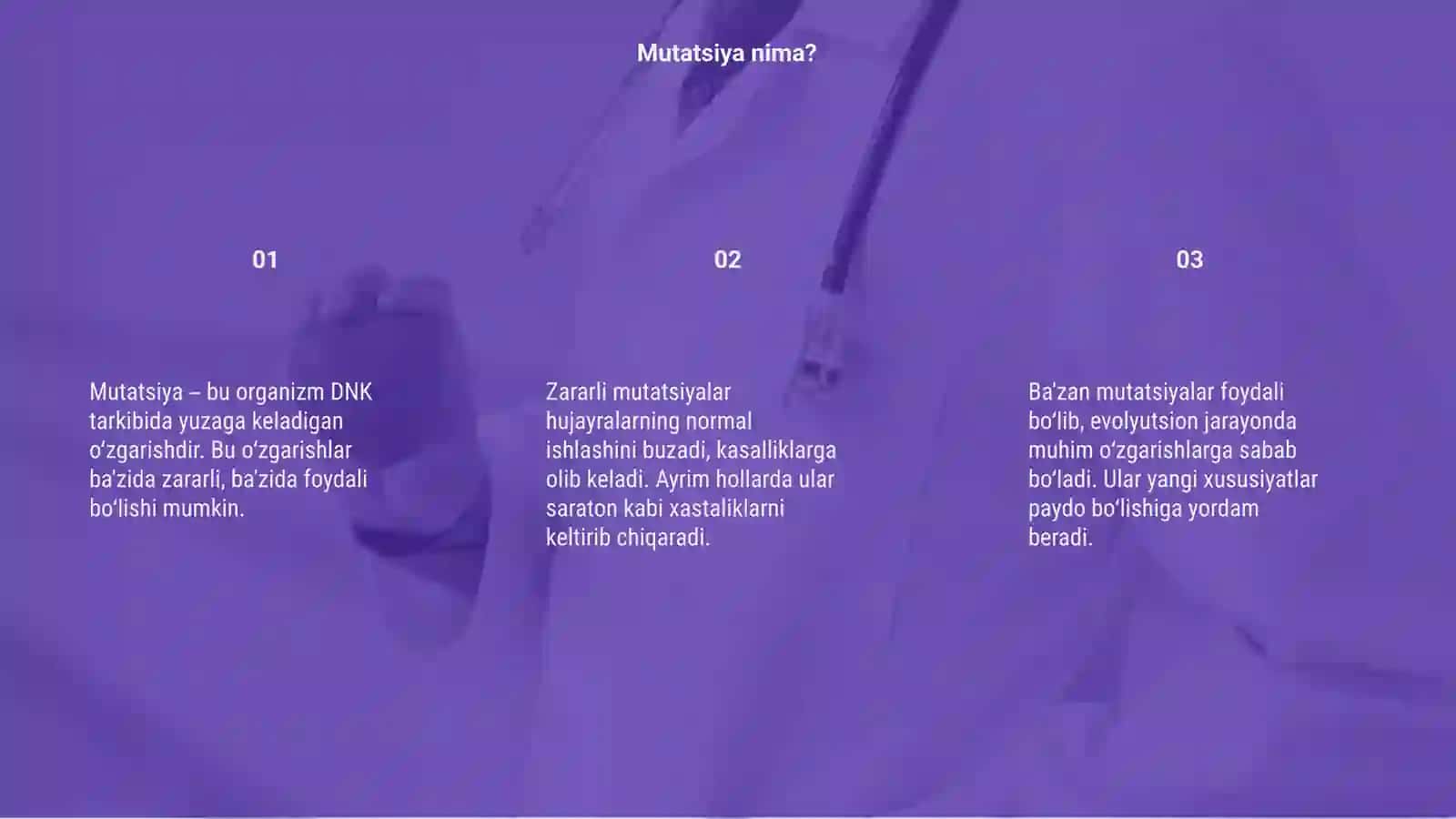 Mutatsiya zararkimi? 3