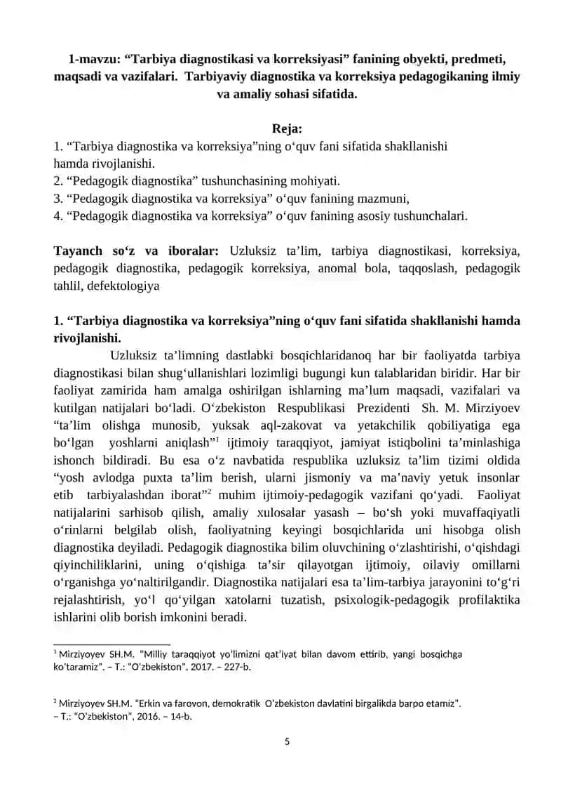 TARBIYA DIAGNOSTIKASI VA KORREKSIYASI 3