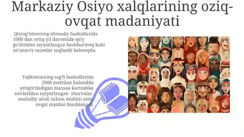 Markaziy Osiyo xalqlarining etnik madaniyati va an'analari 3
