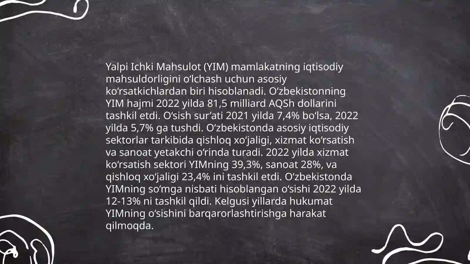 Yalpi Ichki Mahsulot (YIM) 3