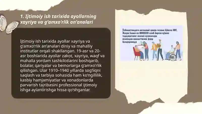 Ijtimoiy ishning tarixi rivojlanishida ayollarning ro'li 3