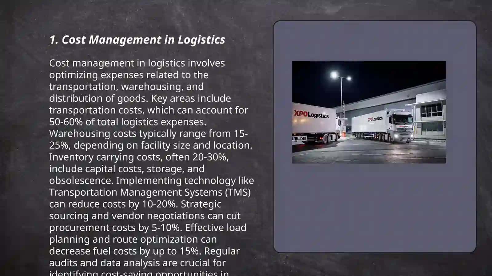 Finance in logistics 3