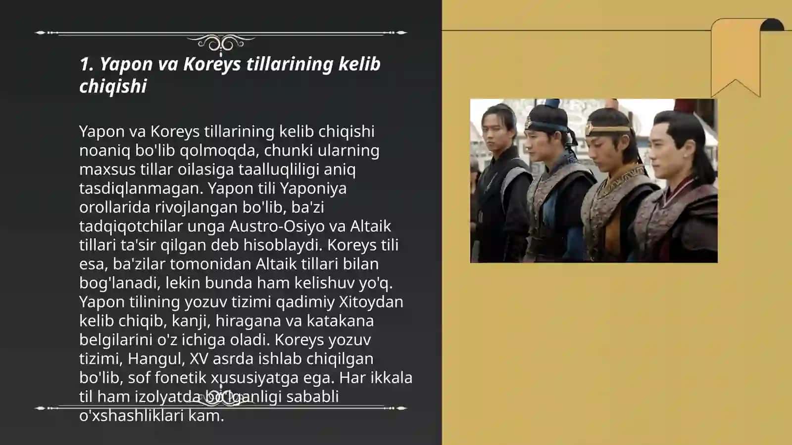 Yapon va Koreys tillari tarixi 3