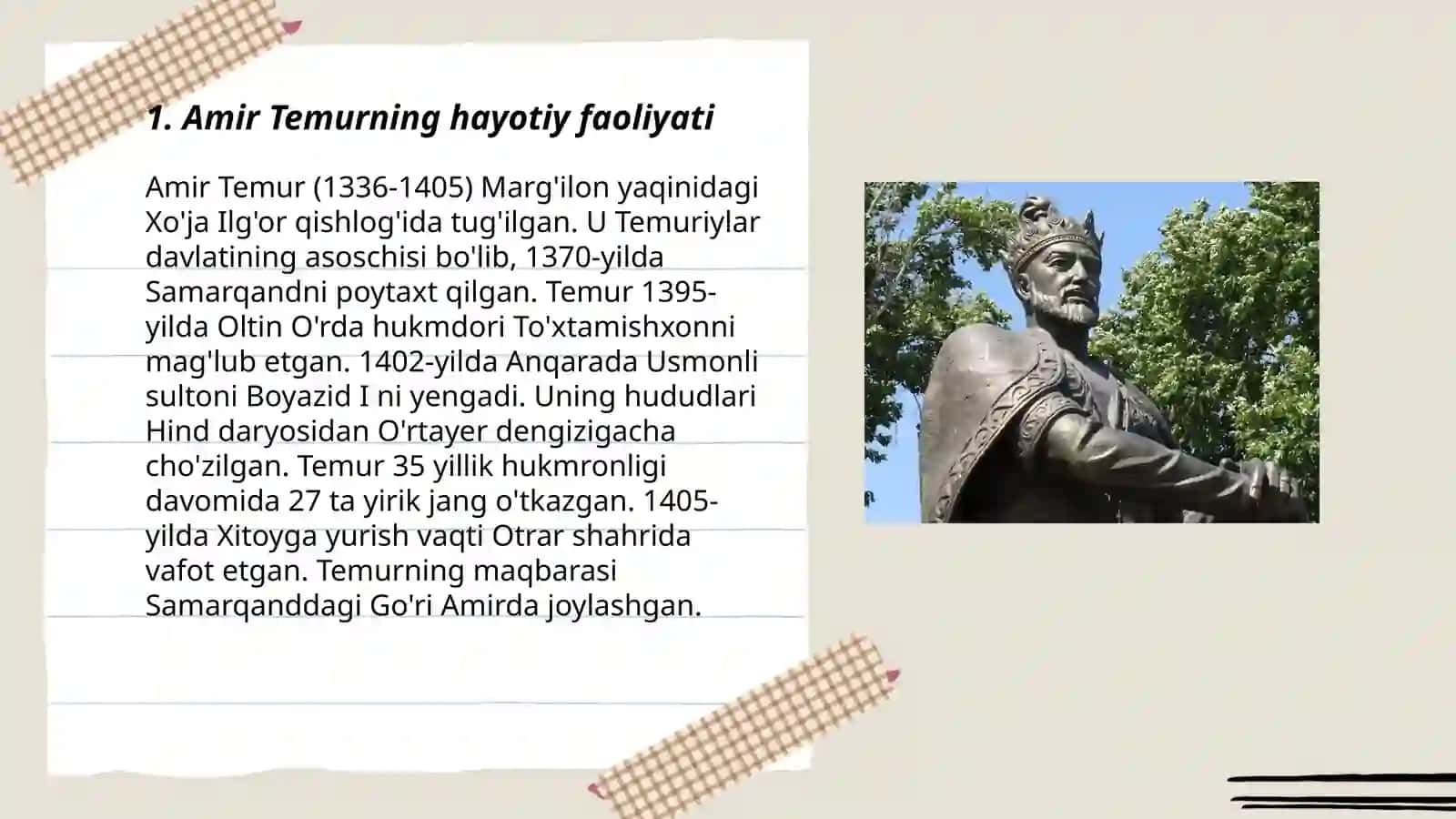 Amir Temur buyuk davlat arbobi 3