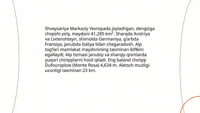 Shveysariya Davlati 3