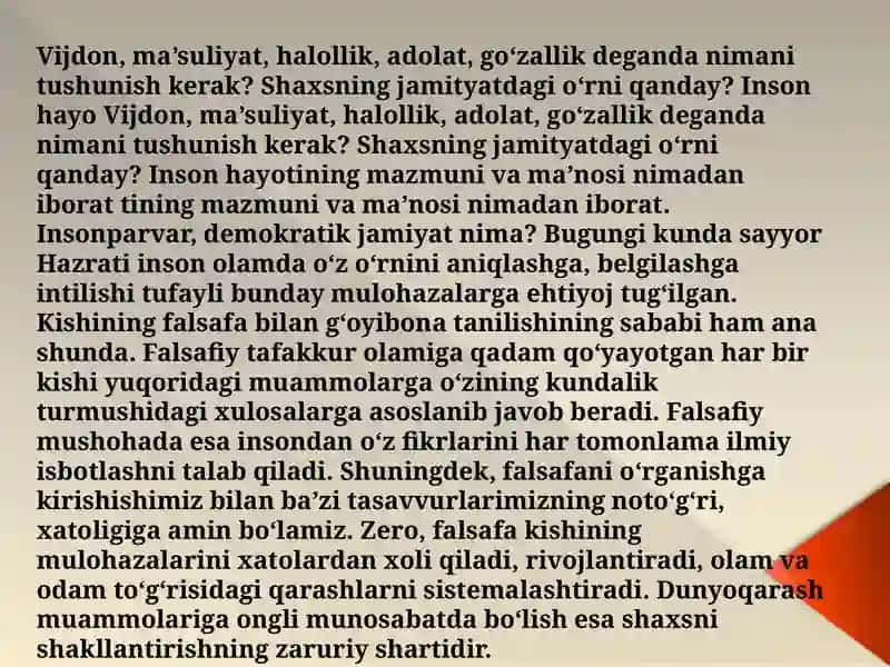 Dunyoqarashningo'z-o'zinianglashjarayonidagita'siri 3