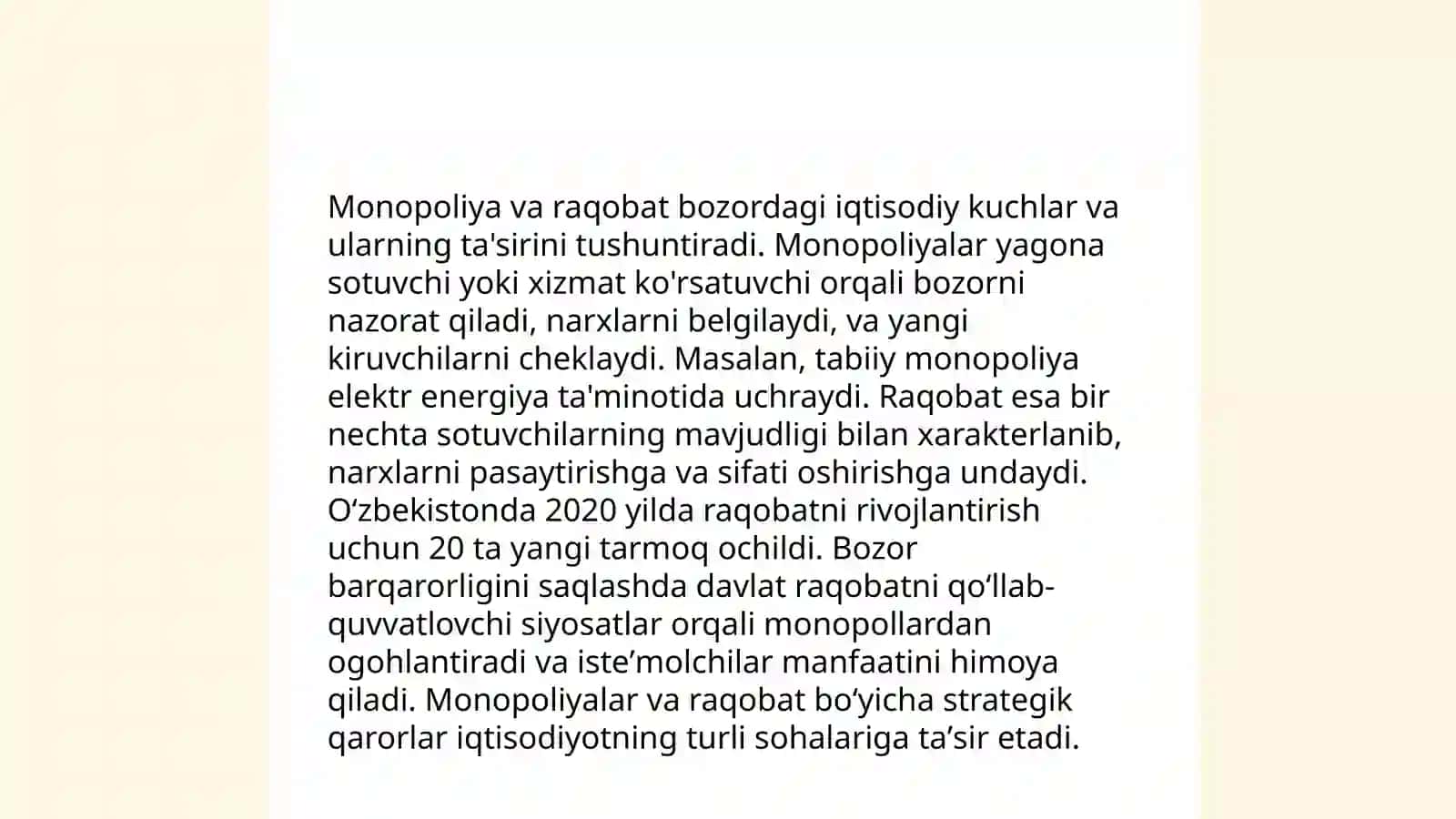 Raqobat va monopoliya 3