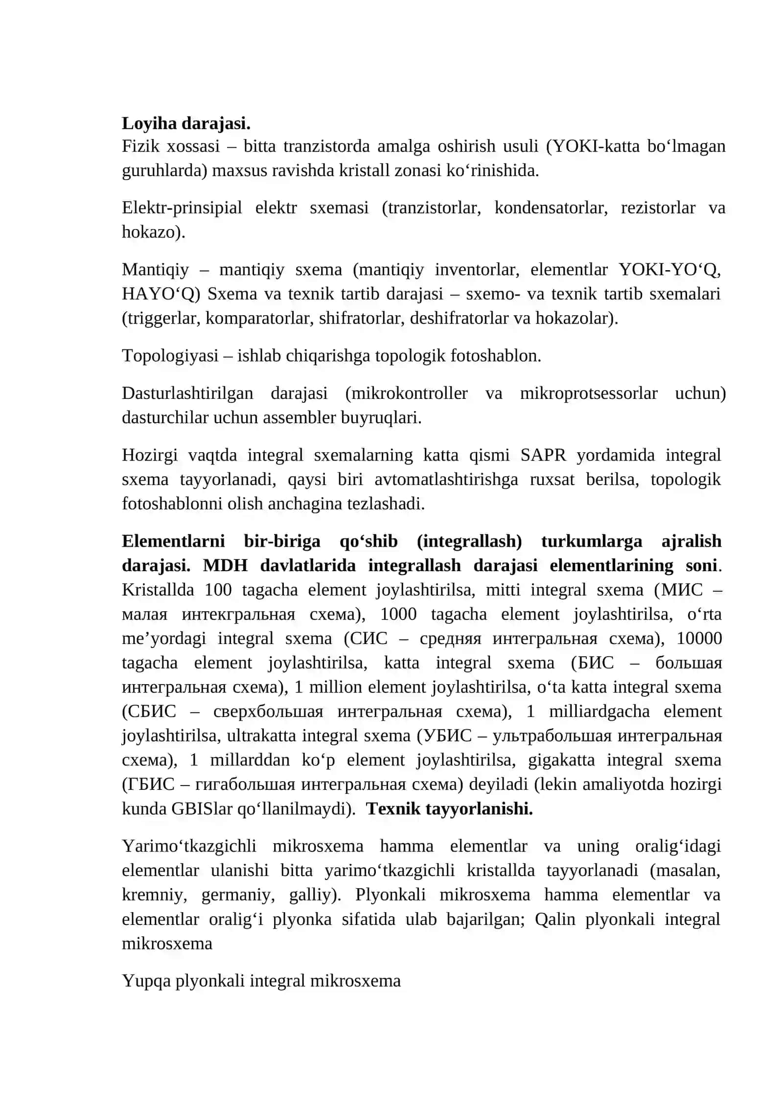Raqamli mikrosxemalar bilan tanishish 3