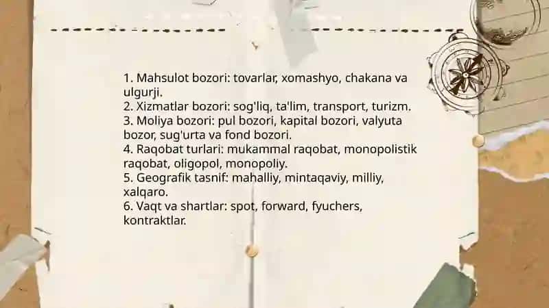 Bozor va tavakkalchilik 3