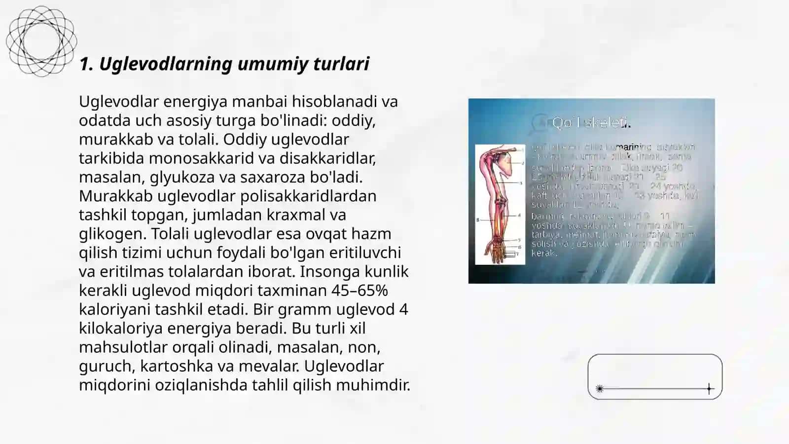 Uglevodlar.Monasaxaridlar tuzilishi va xossalari 3