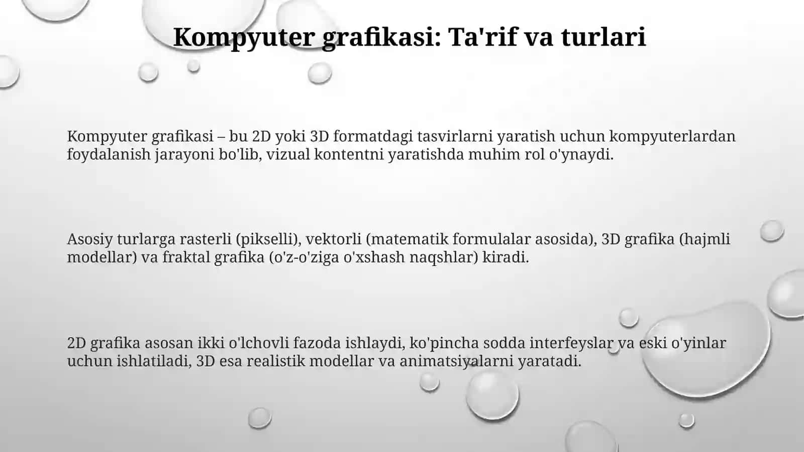 Kompyutergrafikasivauningturlari 3