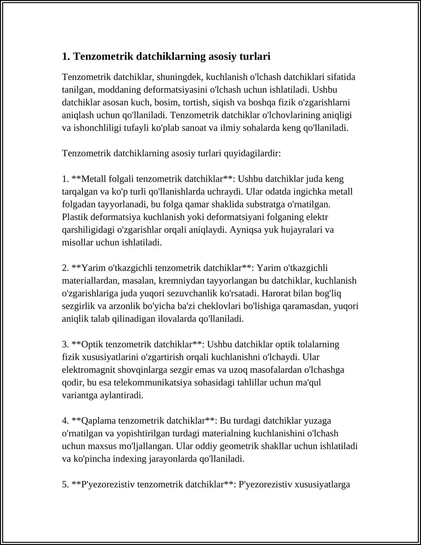 TENZOMETRIK DATCHIKLAR VA ULARNI SINASH USULLARI 3