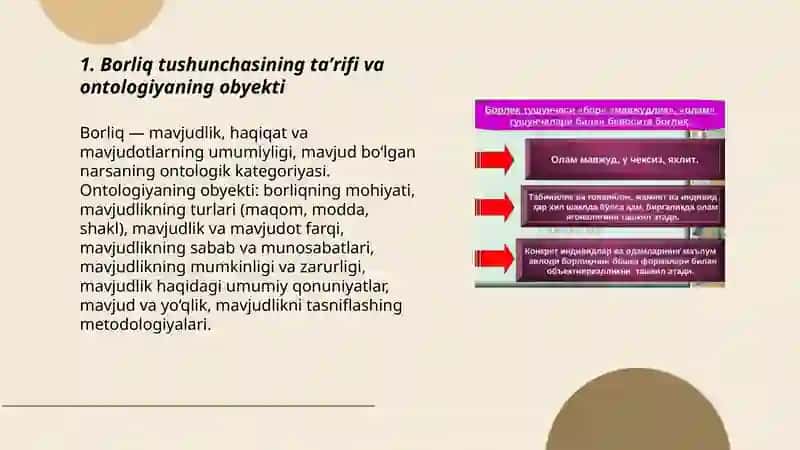 Borliq tushunchasi (Ontologiya) 3
