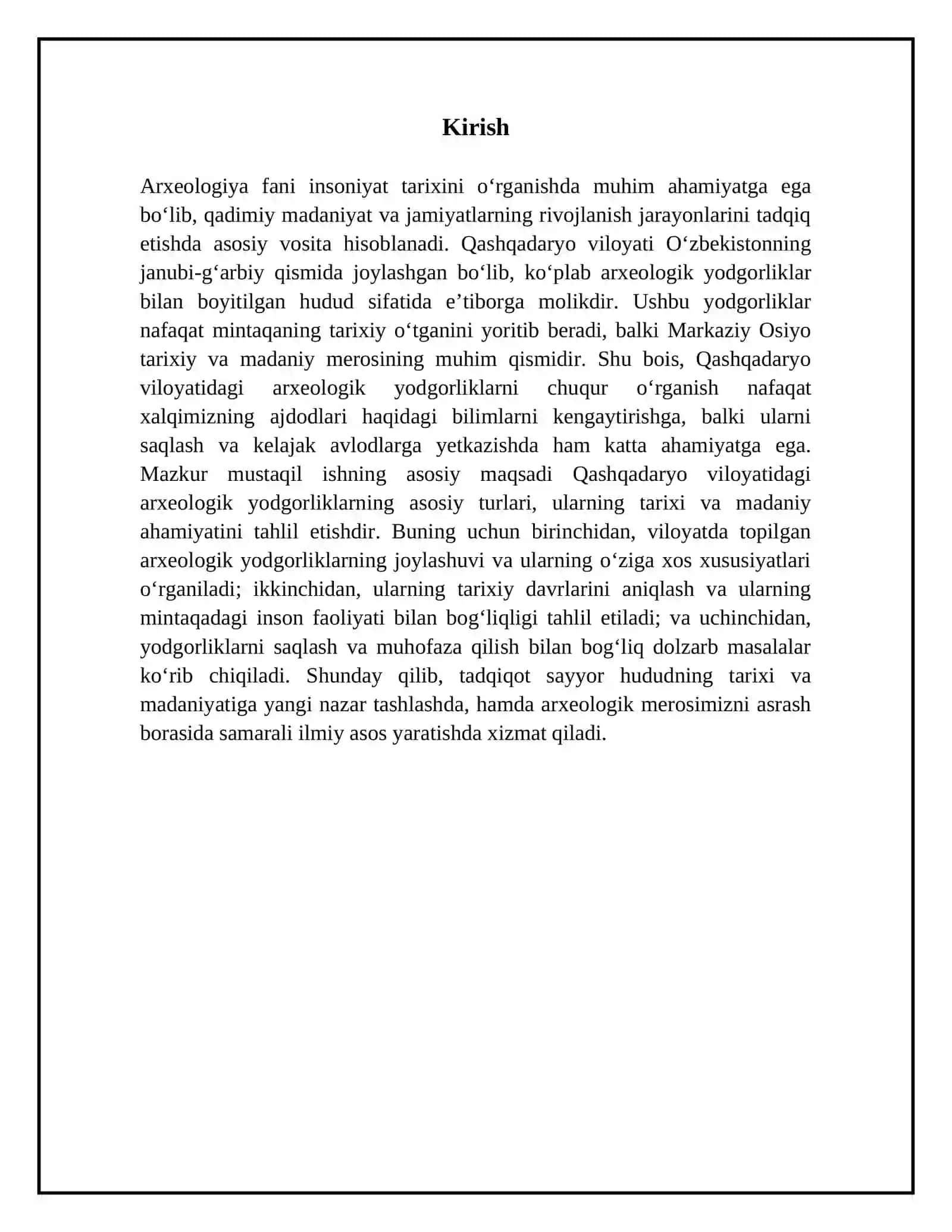 Qashqadaryo viloyati arxeologik yodgorliklari 3