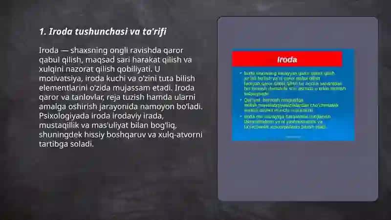 Iroda jarayonlari haqida tushuncha 3