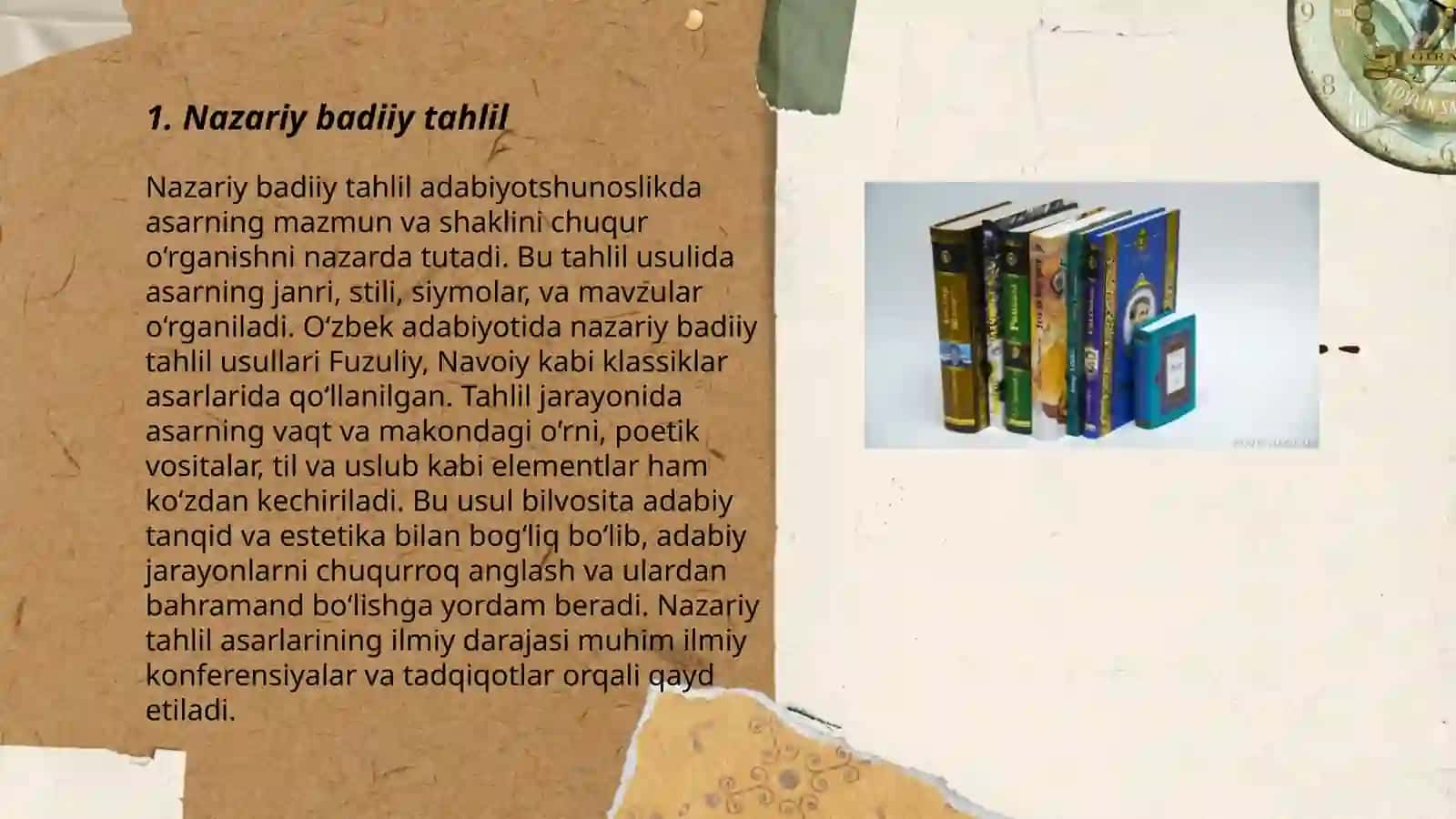 Badiiy tahlil yoʻnalishlari 3