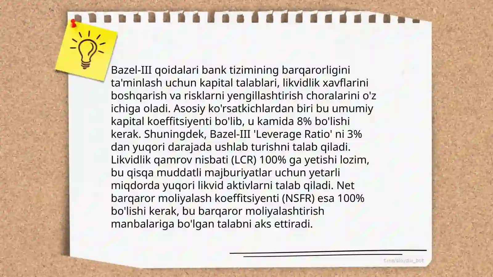 Bazel-III va uni joriy etish shart-sharoitlari 3