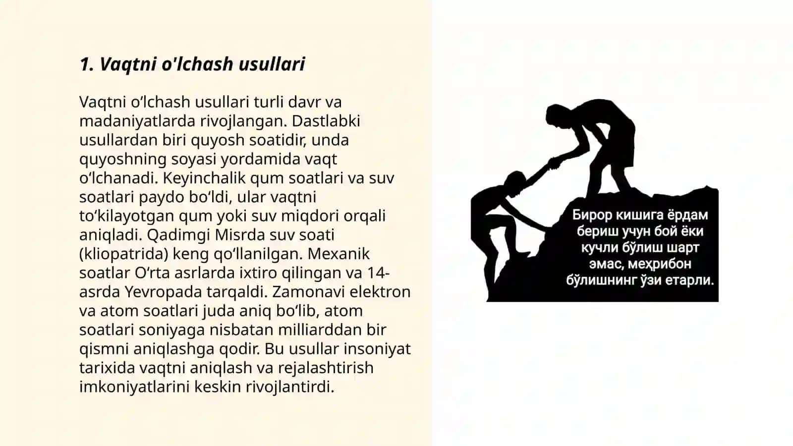 Vaqt harakat va fazoni idrok qilish 3