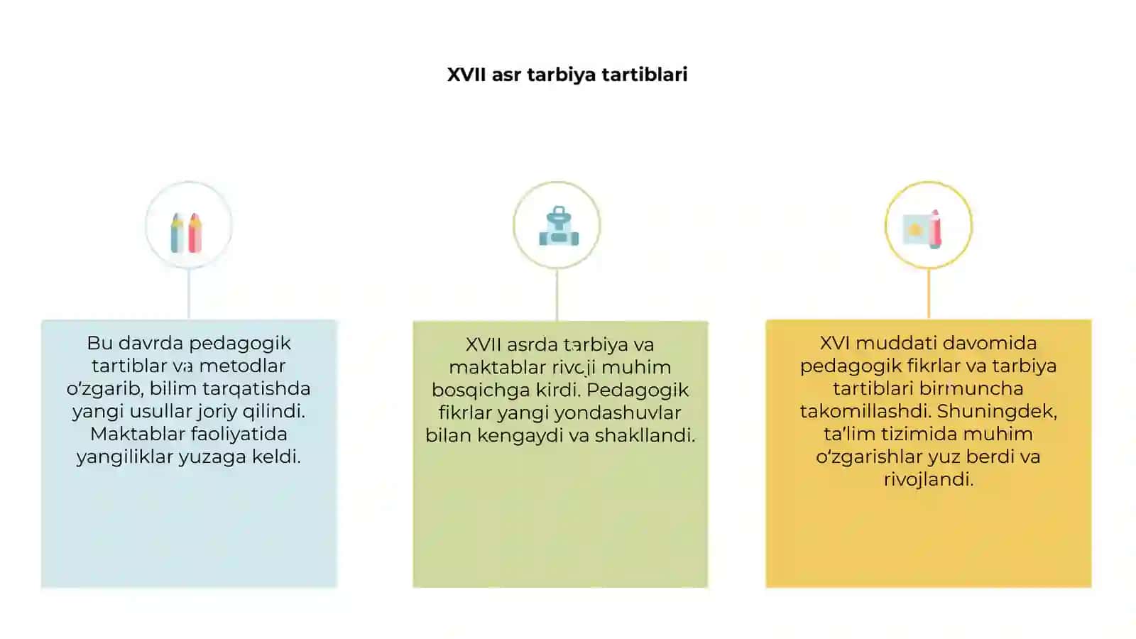 XVII asr tarbiya va maktablar rivoji 3