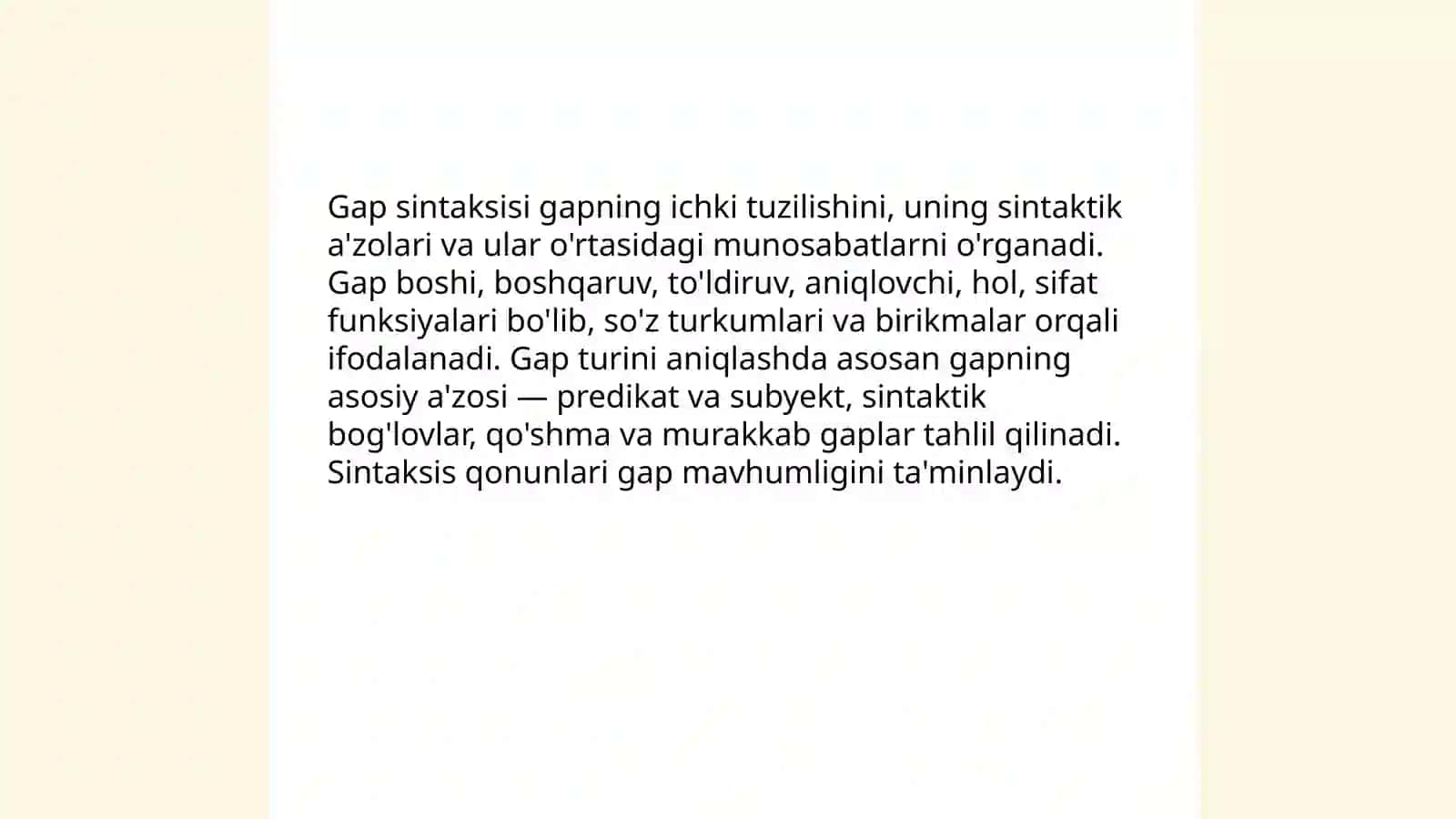Grammatika: sintaksis 3