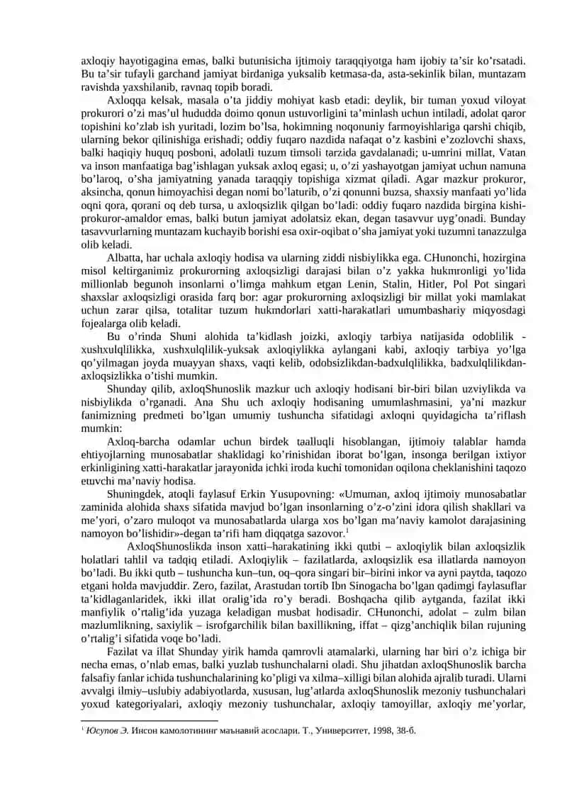 Axloq va qadriyatlar falsafasi 3