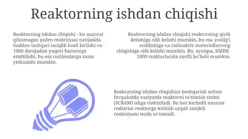 Reaktorning ishdan chiqishi 3