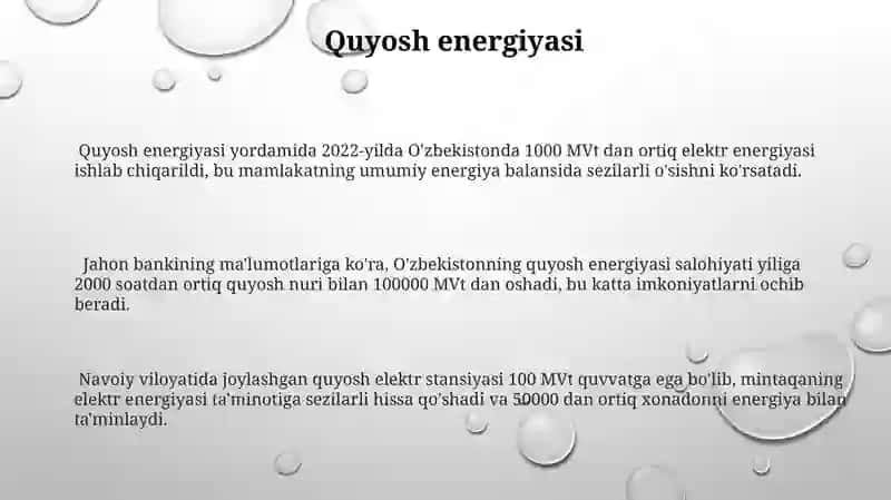 Muqobil elektr manbalari 3