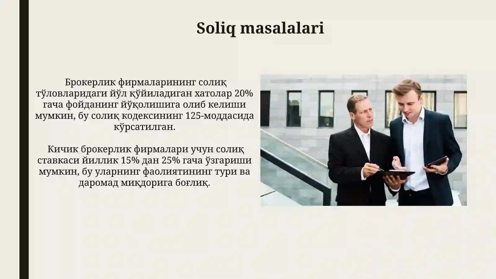 Brokerlik va brokerlik idoralari 3